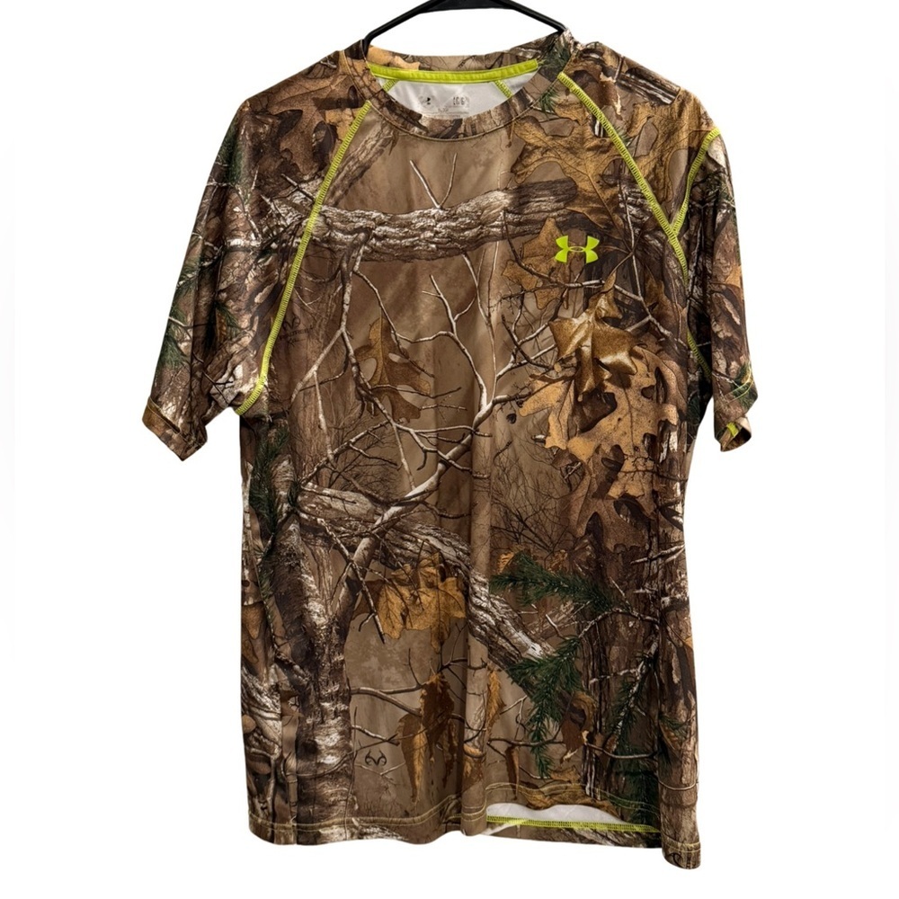 UNDER ARMOUR Camo T-Shirt Size Large - Picture 1 of 7